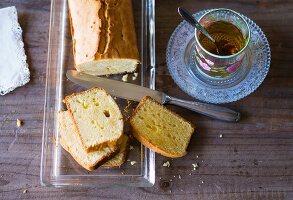 Baking with stevia: lemon loaf cake
