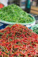 Thailand: Bangkok, Chillischoten, Markt