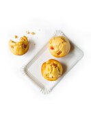 Apfel-Muffins mit Mandelmus 