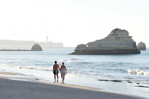 Portugal, Algarve, Portimao, Praia do Vau