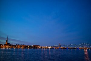 Lettland, Riga, Daugava, Petri Kirche