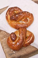 Homemade pretzels