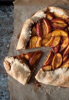 Crostata alla pesca (crispy peach tart, Italy)