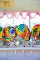 Colourful lollies in a sweetshop