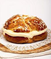 A Tropezienne cake (France)