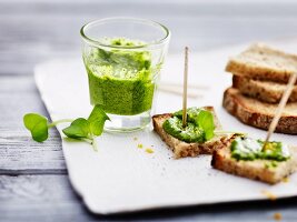 Purslane pesto