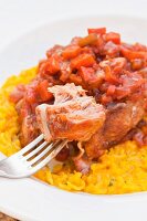 Osso Buco with Risotto alla Milanese (Italy)