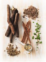 Plants for treating thyroid issues – Icelandic moss, black salsify, liquorice, chickweed, bugleweed and chamomile