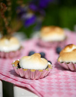 Blaubeer-Baiser-Törtchen