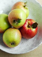 Various apple in a bowl