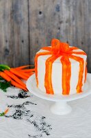 A carrot cake with ginger