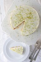 Key Lime Pie, sliced