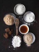 Ingredients for baking and binding vegetarian food