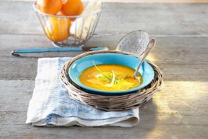 Mediterranean parsnip and orange soup