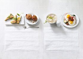 Four quick low carb brunch recipes with eggs