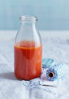 Homemade tomato ketchup with ginger