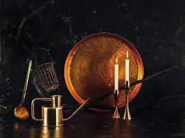 Various copper utensils