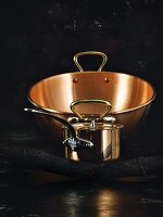 Copper cooking pans