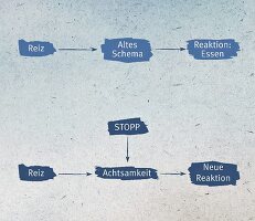 Achtsamkeitstraining: Reiz-Reaktions-Schema