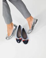 Two pairs of ballet flats