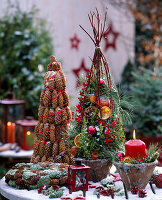 Pine cone pyramid