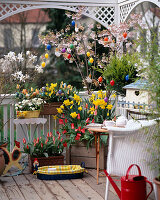 Easter balcony