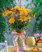 Heliopsis scabra (Sun Eye), Helenium (Sunflower)