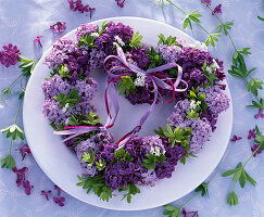 Lilac Woodruff Heart