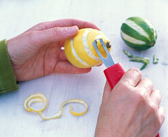 Decorate lemons and limes