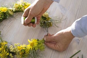 Tie wellness wreath