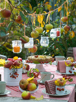 Apfel - Tischdeko