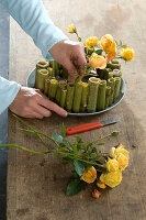 Wreath of knotweed stems (8/9)