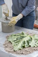 Make your own stepping stones for the garden