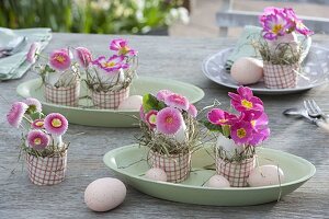 Decoration for Easter breakfast