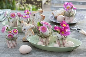 Decoration for Easter breakfast