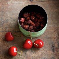 Home-dried cherries