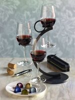 Red wine and chocolate confectionery