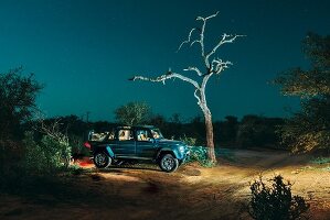 Safari mit dem Mercedes-Maybach G 650, Geländewagen von Mercedes in Afrika