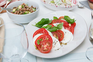 Tomato-mozzarella salad