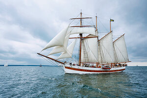 A sailing ship, Hanse Sail, Rostock, Germany