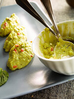 Avocado and tomato tartare