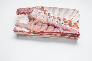 Whole pork belly with rib bone