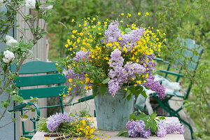 Bouquet Of Lilac And Buttercups