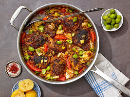 Chicken Tagine with Castelvetranos Olives