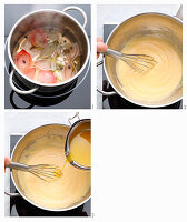 Making hollandaise sauce