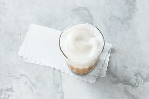 Café au lait with foam