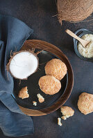 Coconut and almond macaroons