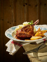 Lamb Shank in Redcurrant and Rosemary Gravy