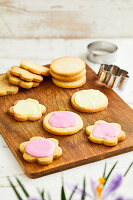 Iced Easter biscuits