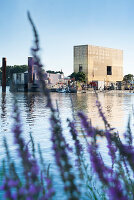 A view of the Cafe Entenwerder in Hamburg, Germany